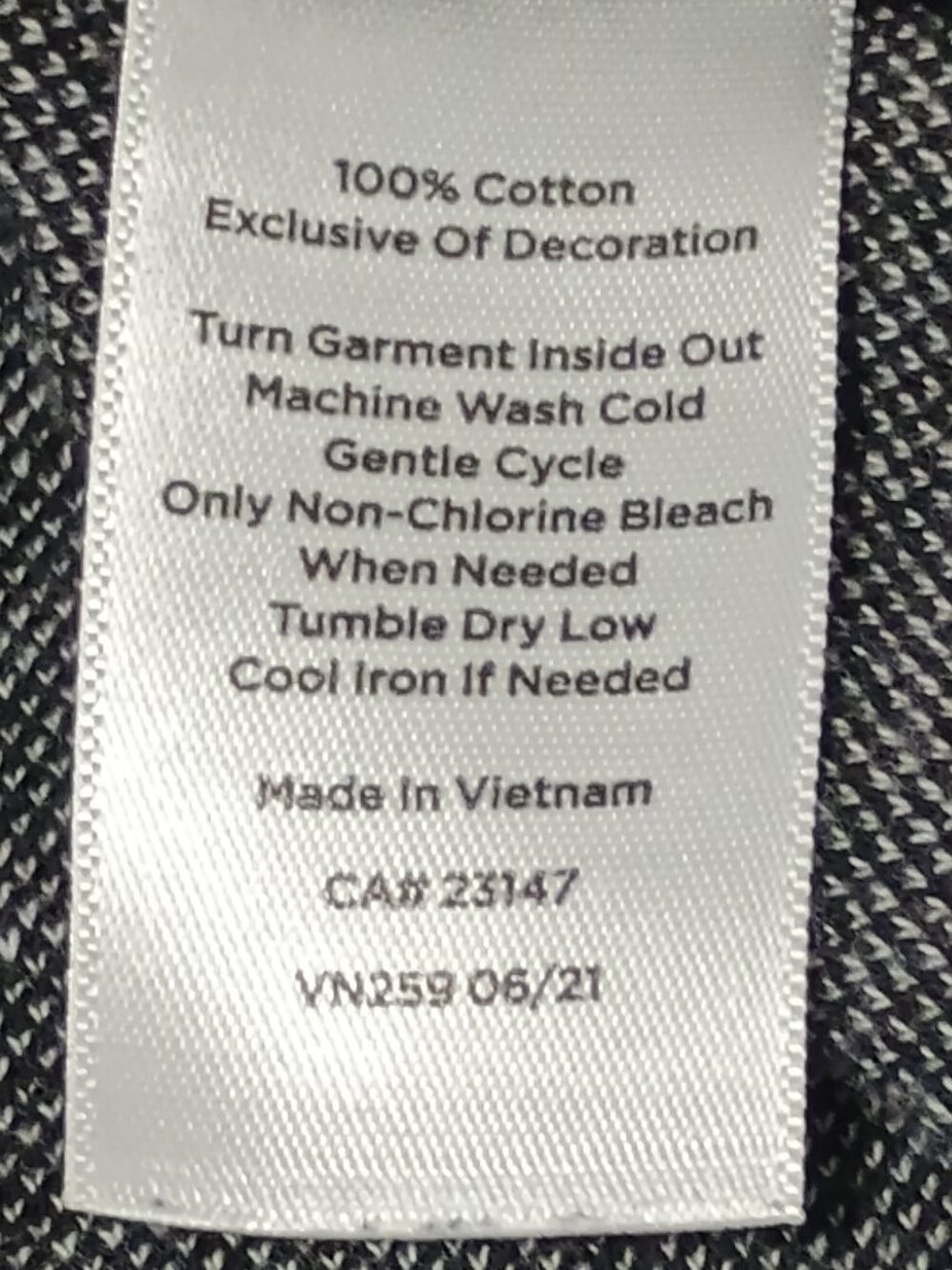 T by Talbots Medium Black White Fair Isle Quarter Zip Sweater Lavender Trim Cott - Picture 8 of 8